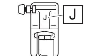 Pé zigue-zague “J” (já instalado)