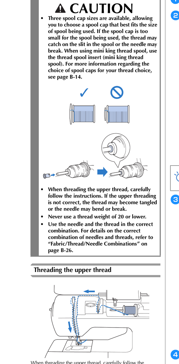 Preview do guia Threading (passagem da linha de cima)